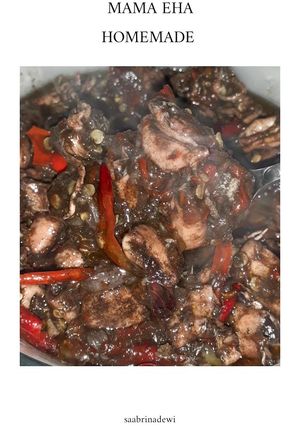 Foto resep Cumi Balakutak pedas (cumi hitam pedas) mamah eha