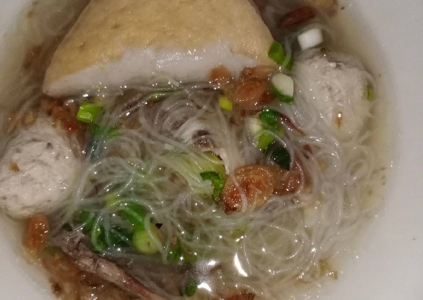 Bakso ayam no tepung