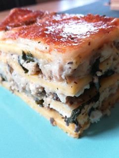 Spenótos lasagne, gluténmentesen recept fotója