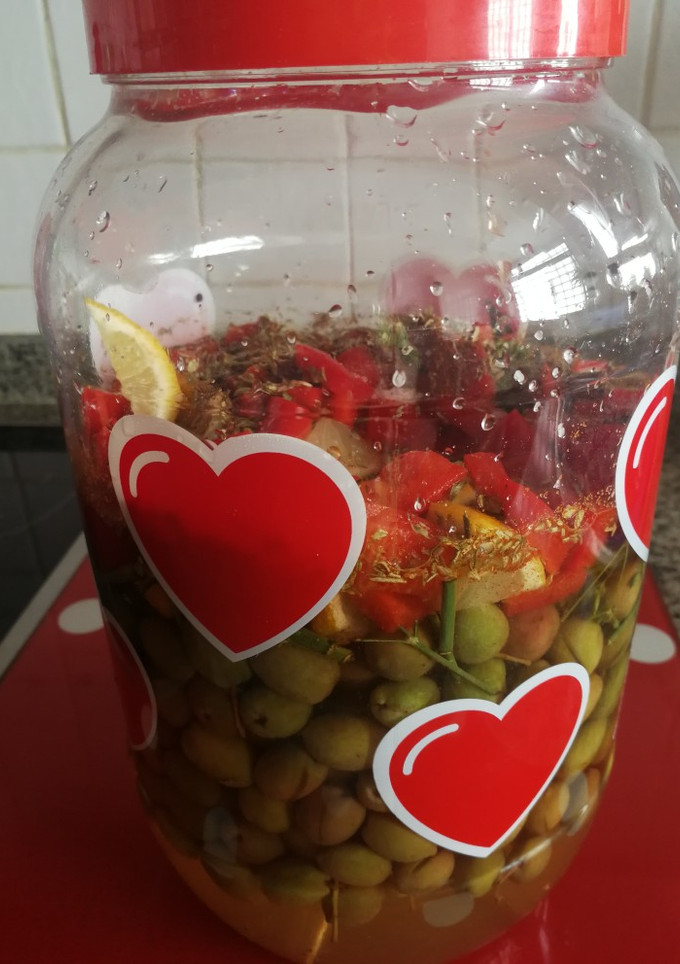 Una foto de Aceitunas aliñadas caseras🌱vegetariana