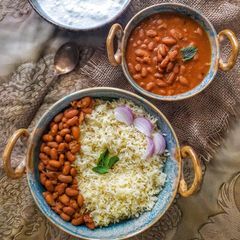 A picture of Rajma chawal #ICF.
