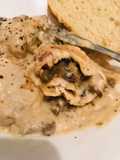 Creamy Mushroom-stuffed Chicken
