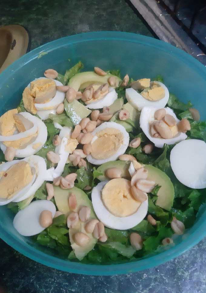 Una foto de Ensalada de lechuga orejona