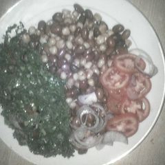 A picture of Kenyan githeri.
