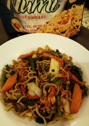 A picture of Stir Fried Vegetable Noodles#themechallenge.