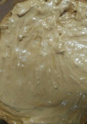 A picture of Beaten Coffee mixture.