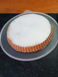 Tarta de ricota con dulce de leche