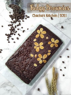 Foto resep Fudgy Brownies (Satu telur tanpa mixer)