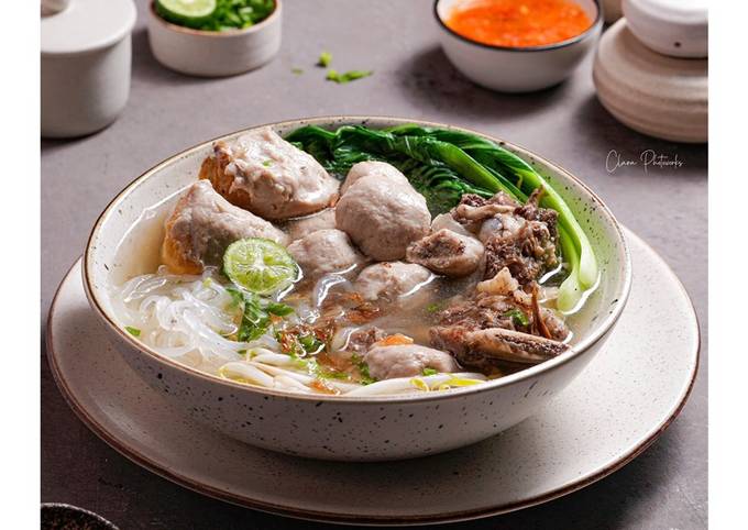 Baso Kuah Homemade tanpa tepung