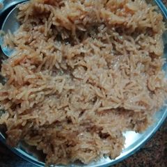 A picture of Jaggery Rice.