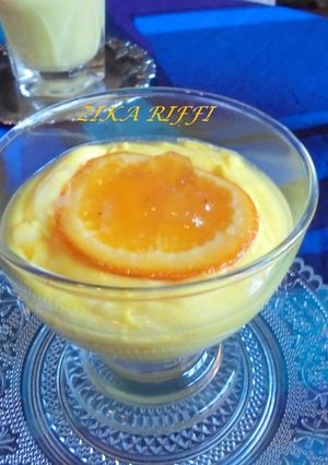 Une photo de Crème aux amandes et à l'orange façon Mistralette