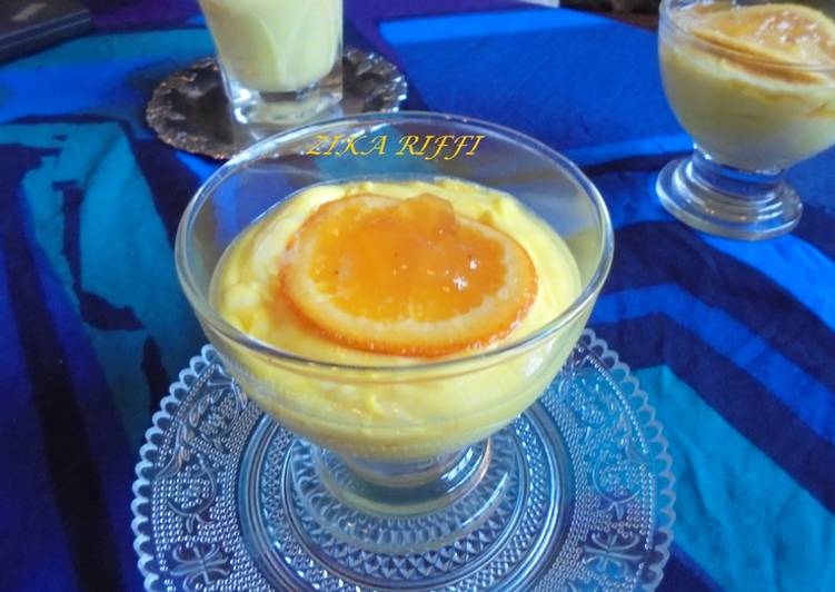 Crème aux amandes et à l'orange façon Mistralette