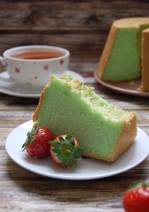 Foto resep Chiffon Pandan (gluten free)