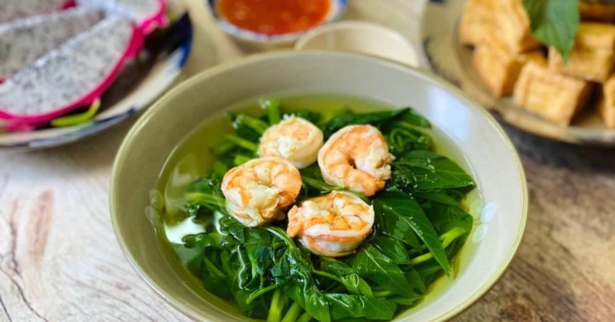22 món canh rau muống nấu tôm ngon miệng dễ làm từ các đầu bếp tại gia ...