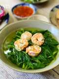 Canh Rau Muống Nấu Tôm
