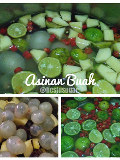Foto resep Asinan Buah (rambutan, kelengkeng, apel, anggur)