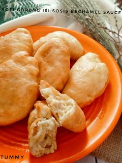 Foto resep Roti goreng isi sosis bechamel sauce