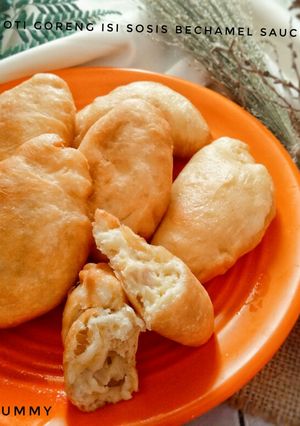 Foto resep Roti goreng isi sosis bechamel sauce