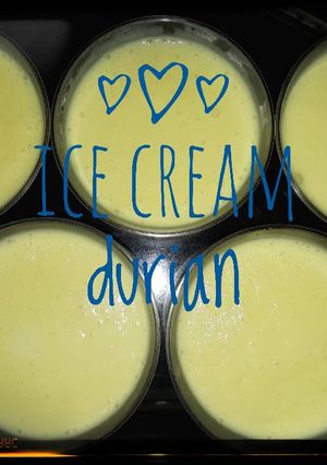 Foto resep Ice Cream duRian ❤