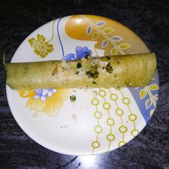 A picture of Moong Daal Chilla.