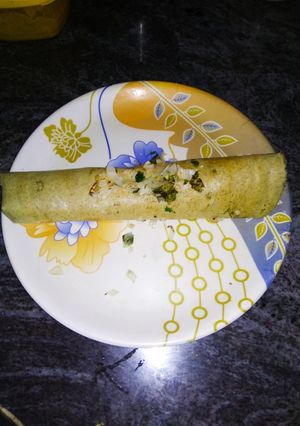 A picture of Moong Daal Chilla.