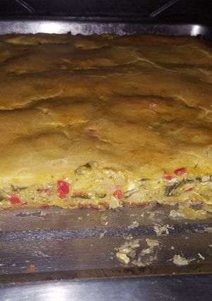Una foto de Masa salada para rellenar (torta de zapallito) en este caso