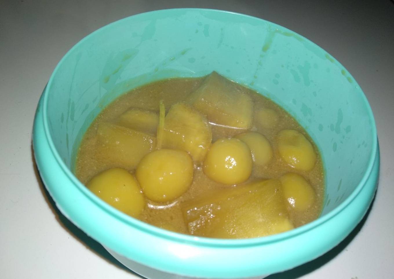 Kolak ubi biji salak