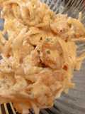 Tallarines Carbonara con Pollo