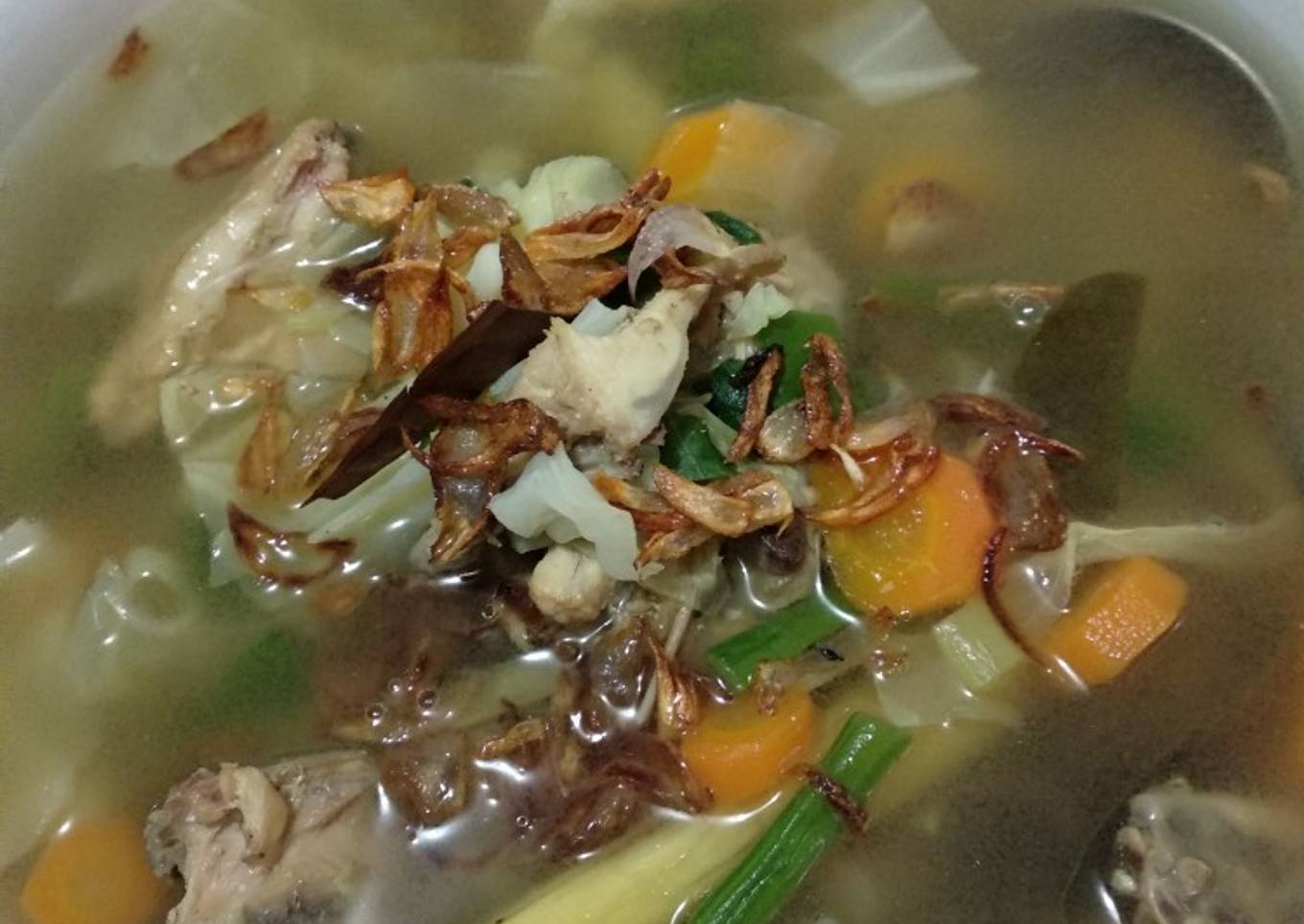 Sop Ayam ala Pak Min Klaten