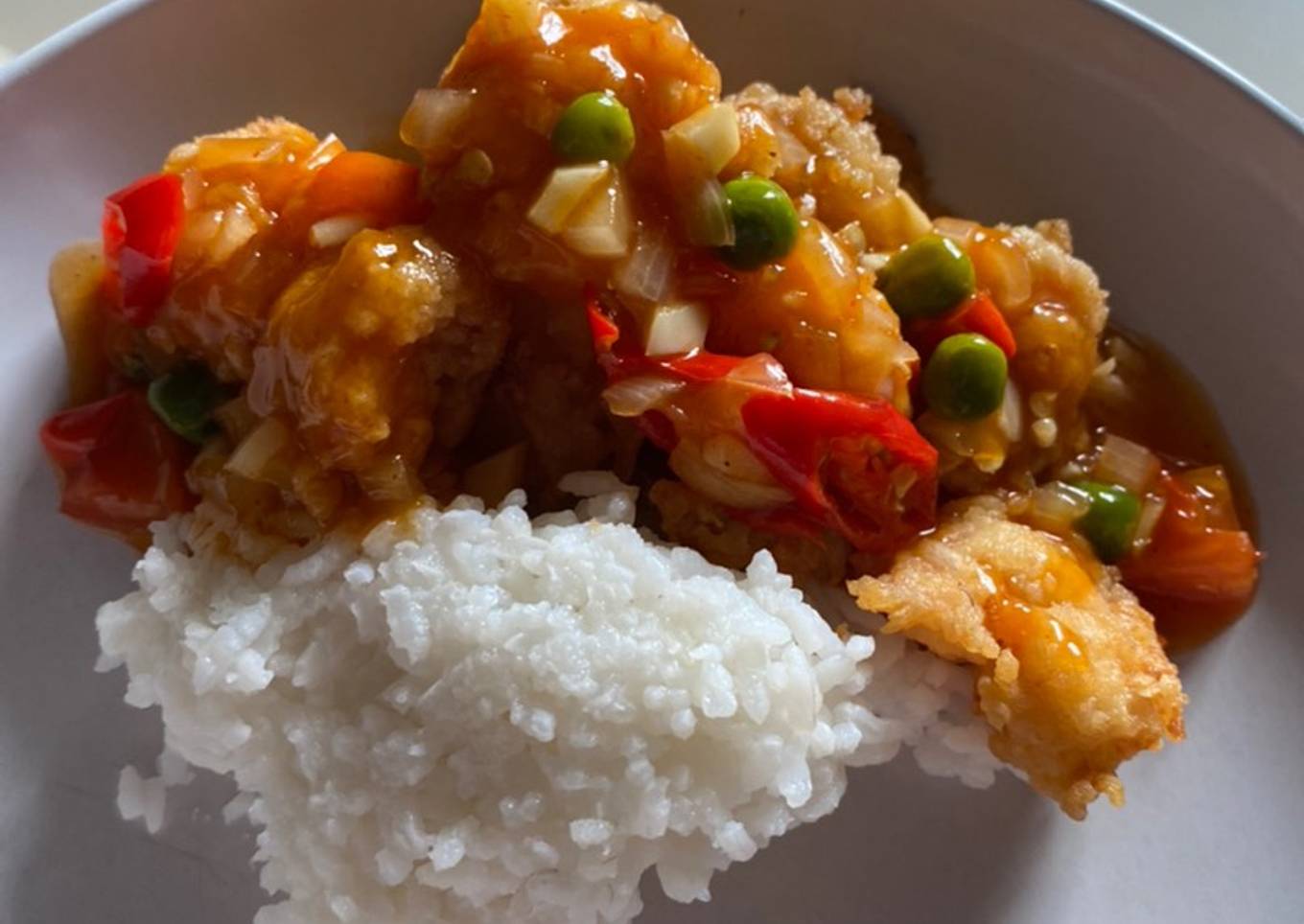 Udang Saus Asam Manis