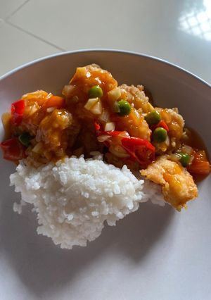 Foto resep Udang Saus Asam Manis