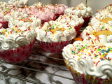 Magdalenas rellenas de leche condensada