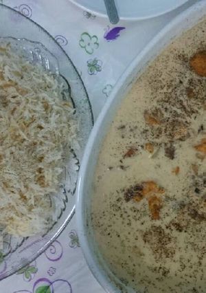 صورة لوصفة يقطين باللبن 😘❤
