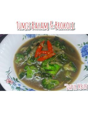 Foto resep Tumis bayam brokoli kuah