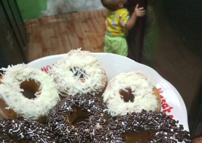 Tutorial Membuat Resep Donat tanpa telur dan margarin