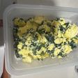 Desayuno con espinacas