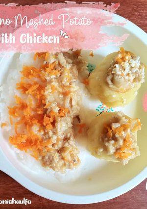 Foto resep Vulcano Mashed Potato with Chicken