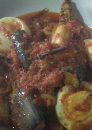Foto resep Sambelan tecurong(telor,cumicue,terong)