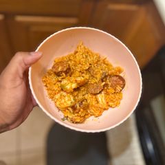 A picture of Red Rice & Sausage.