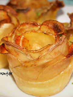 Una foto de Rosas de patata