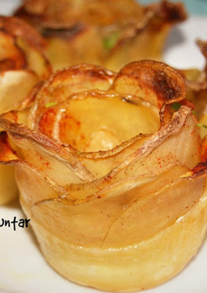 Una foto de Rosas de patata