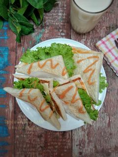 Foto resep Sandwich Telur Dadar