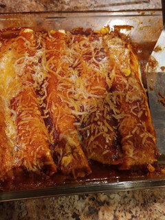 A picture of Ground Beef Enchilada.