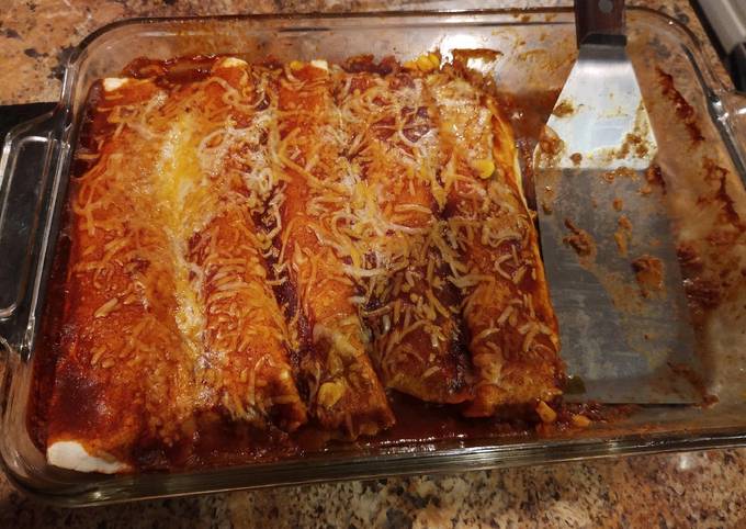 How to Prepare Quick Ground Beef Enchilada