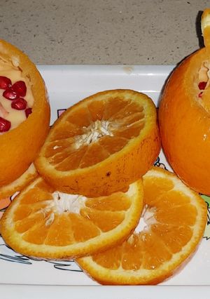 A picture of Orange pudding.