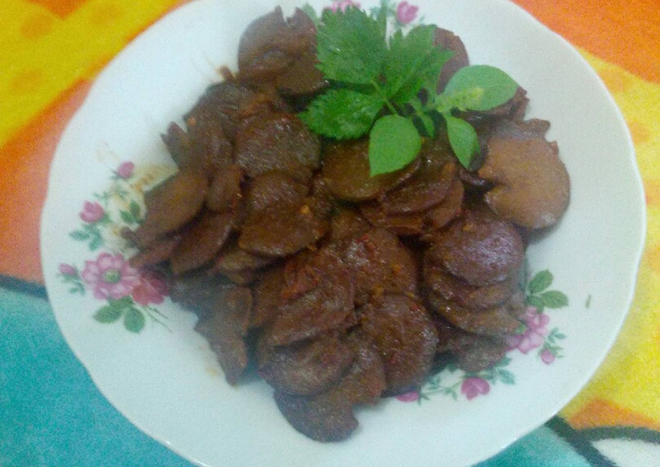 Semur jengkol endol