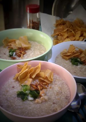 Foto resep Bubur udang super lembut ala Hotel ⭐⭐⭐⭐⭐