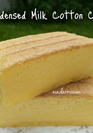 Foto resep Condensed Milk Cotton Cake (cake susu kental manis)