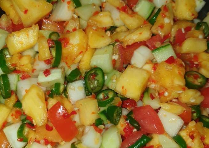 Cara membuat Acar Nanas (acar kebuli) Cara membuat Acar Nanas (acar kebuli)
