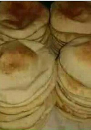 صورة لوصفة خبز الطاسه